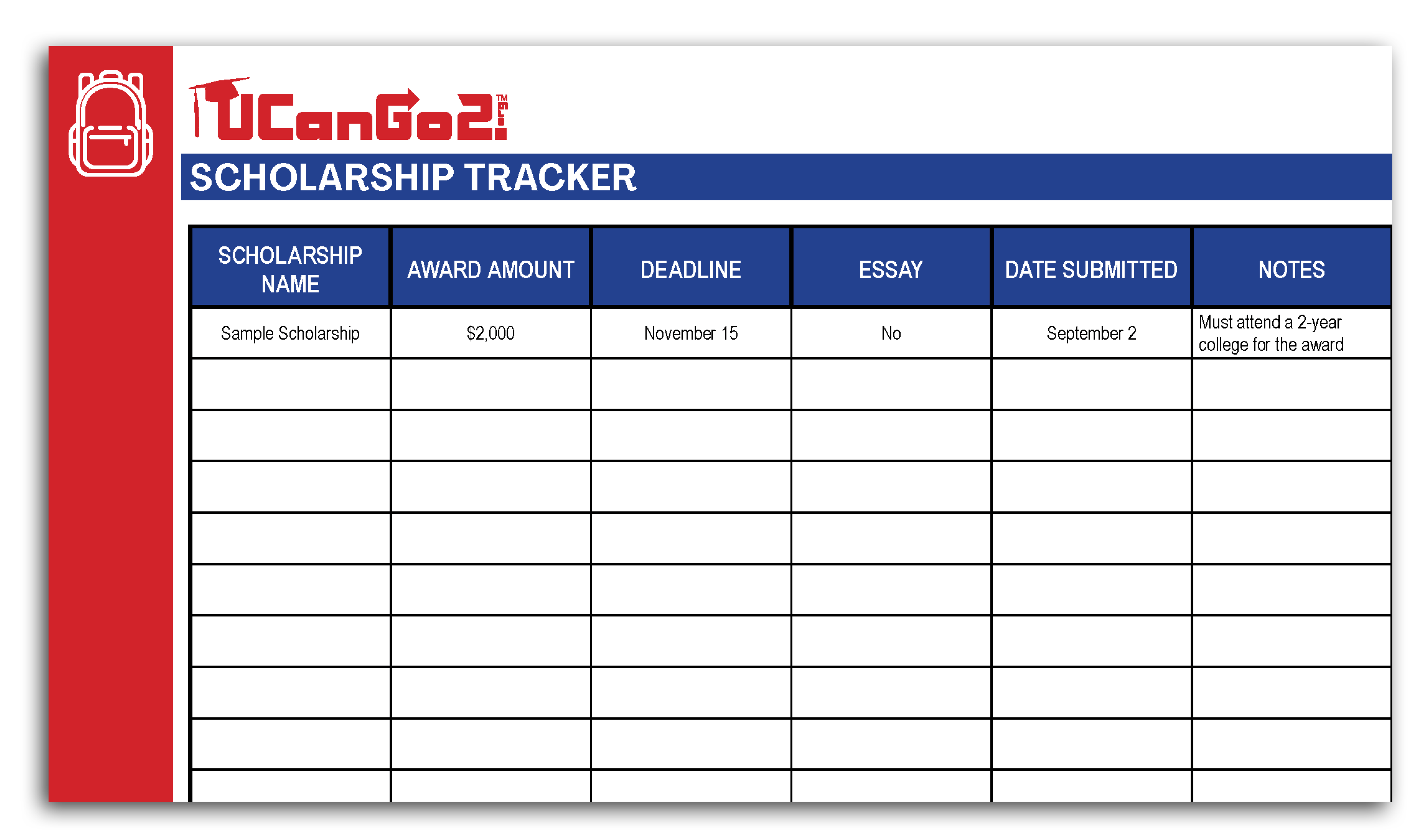 Scholarship Tracker
