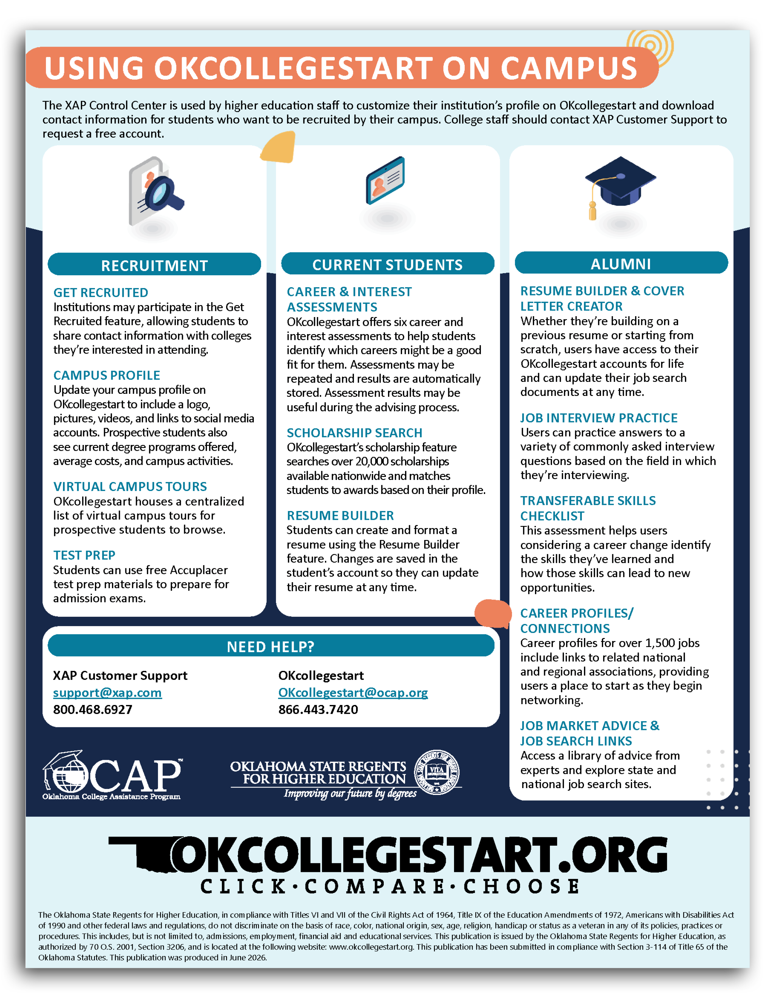 OKCS On Campus Flyer