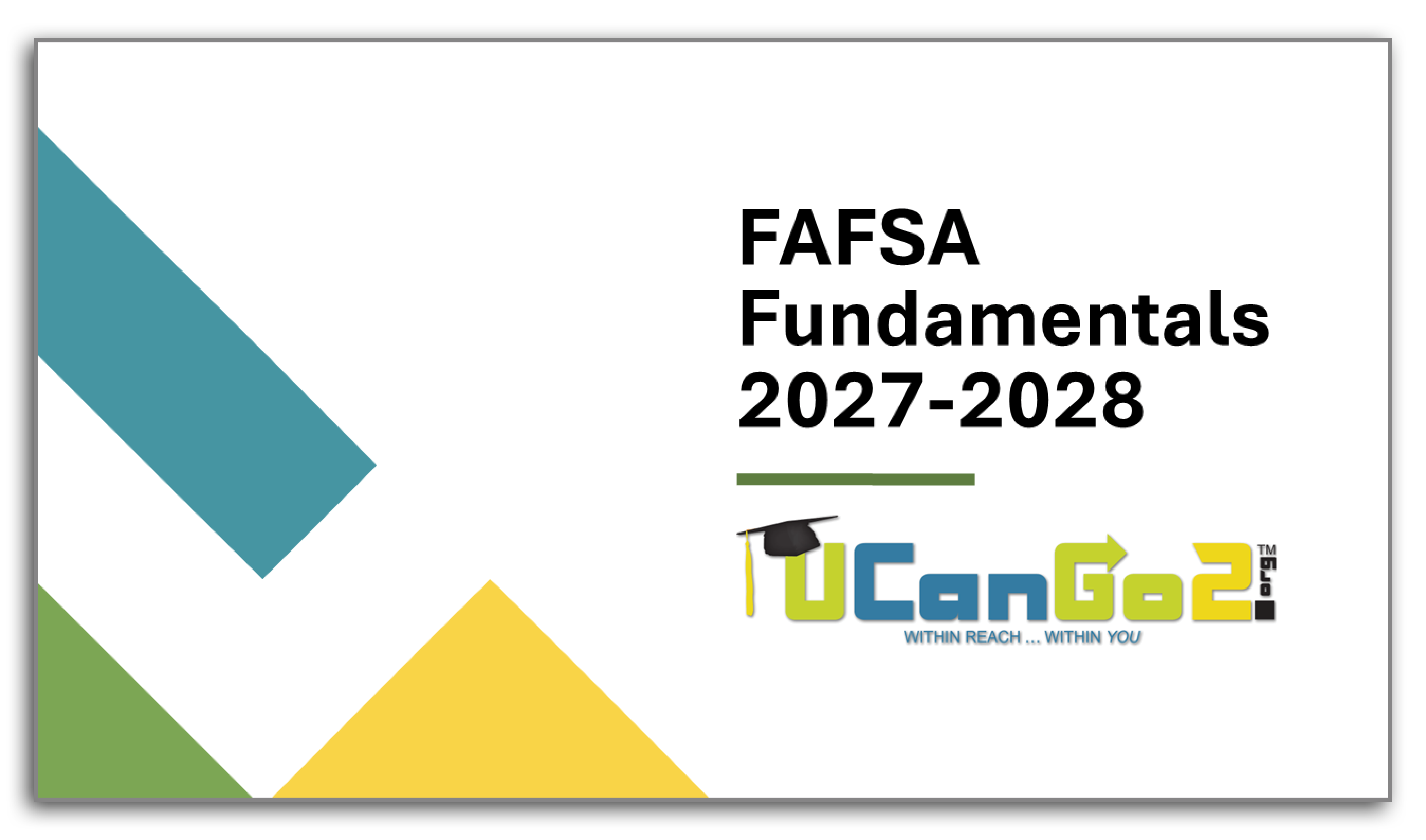 FAFSA Fundamentals